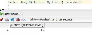 length function in sql