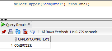 upper function in SQL